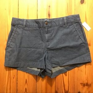 Gap Soft Blue Denim Shorts, NWT, 14P